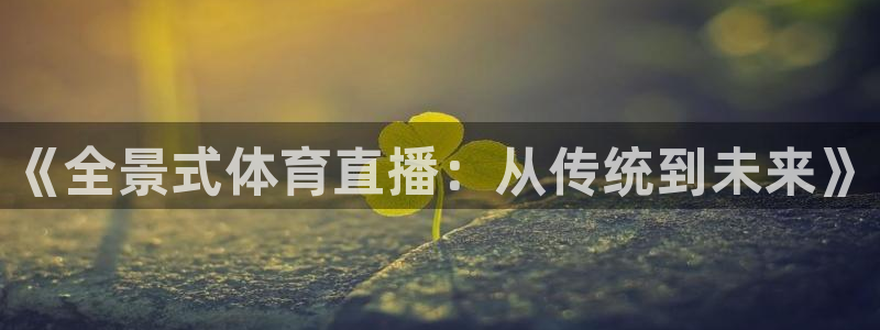 爱看球吧jrs直播：《全景式体育直播：从传统到未来》